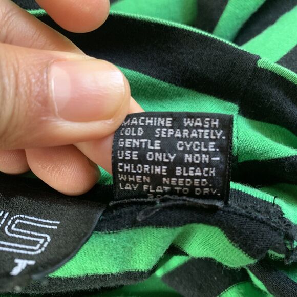 Clause Sport Womens Long Sleeve Shirt Striped Medium Turtle Neck Padded Cotton - Picture 8 of 10